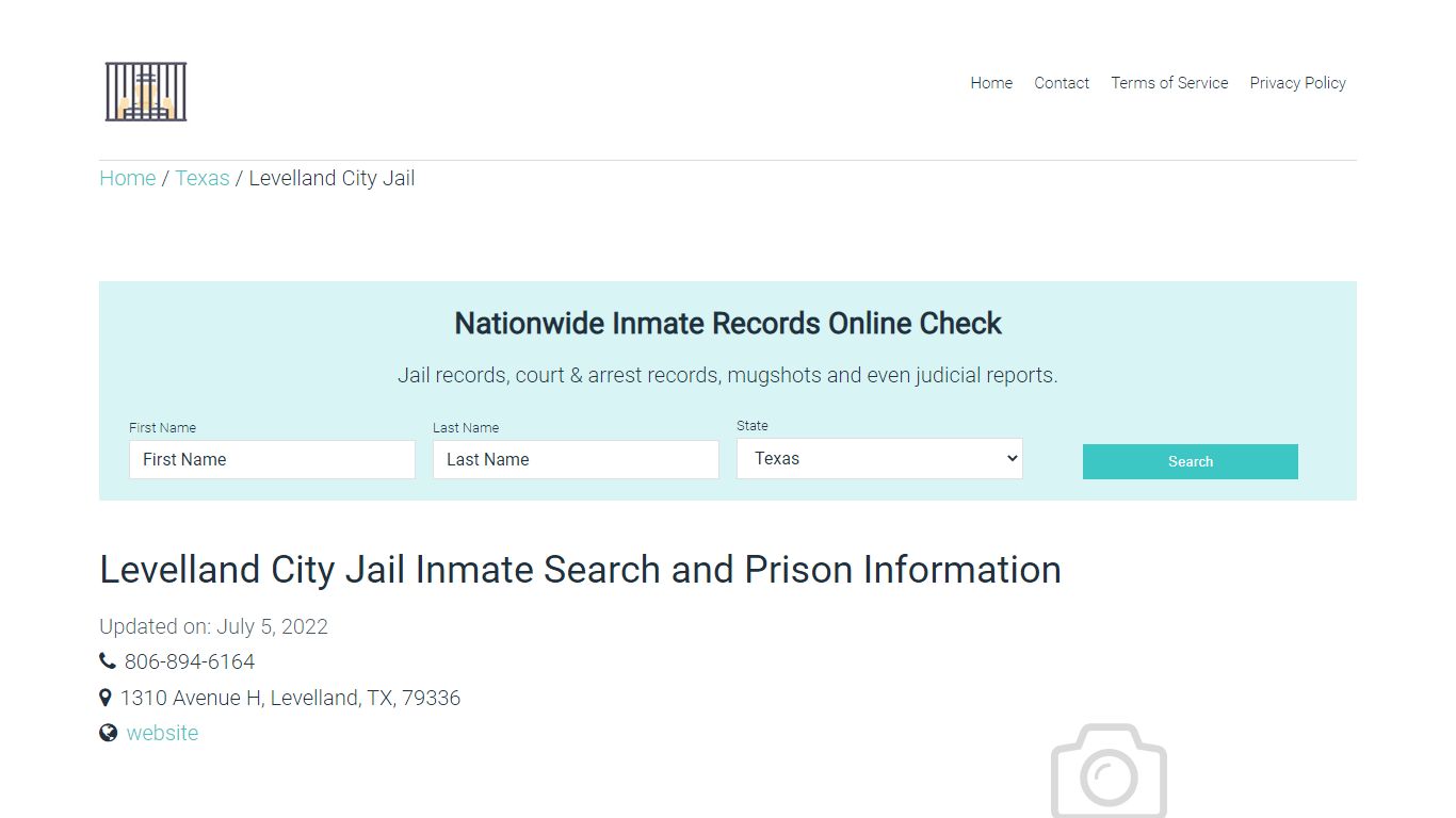 Levelland City Jail Inmate Search, Visitation, Phone no ...